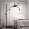 24" LED Half-Moon Beauty Light - Microblading, Manicure, Tattoo, Eyebrow, Eyelash Floor Lamp