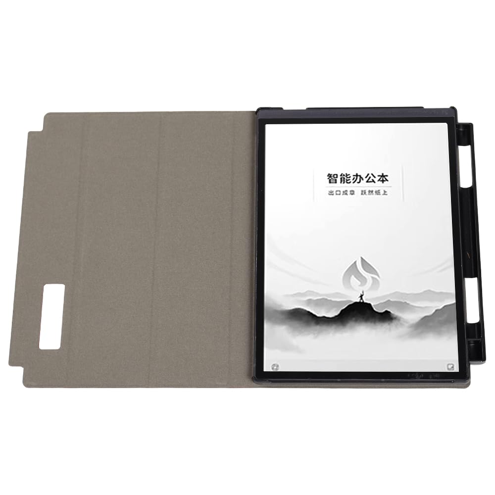 Mingfeng Protective Case Compatible With iFLYTEK AINOTE Air 2 Tablet Triple Fold Support Reader Leather Case Office Notebook With Pen Slot Design