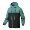 Men's Outdoor Hard Jacket, Windproof And Waterproof, For Hiking, Mountaineering, Single-layer Raglan Sleeve Windbreaker