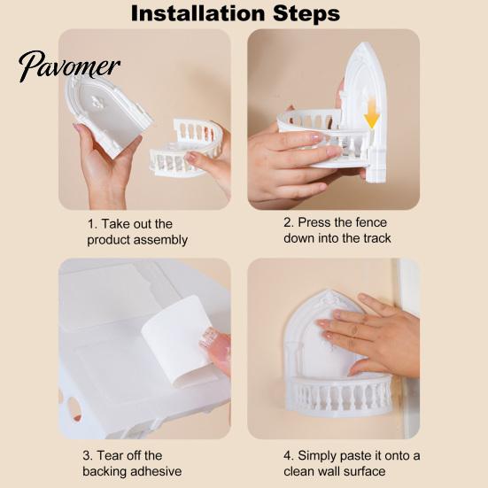Space Saving Wall Mounts Mounted Floating Shelf, European Style, Decorative Self-adhesive Camera Shelf with Cable Management Display Rack, for Action