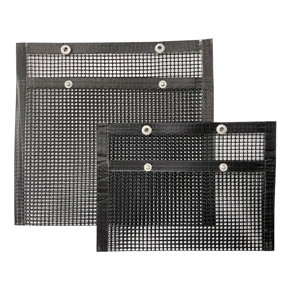 3Sizes Heat Resistant Mesh Non-Stick Grill Mat Outdoor BBQ Bag Baking Tool