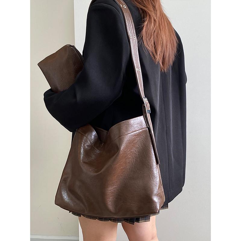 Ielgy Autumn Winter Melade Color Series Large Capacity Tote Bag