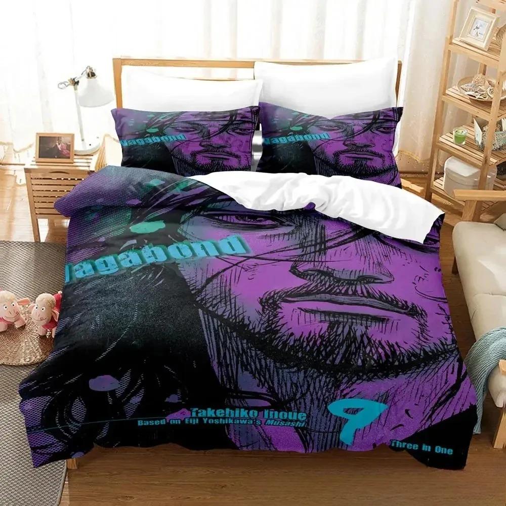 3D Print Vagabond Bedding Set Duvet Cover Bed Set Quilt Cover Pillowcase Comforter King Queen Size Boys Adult Bedding Set