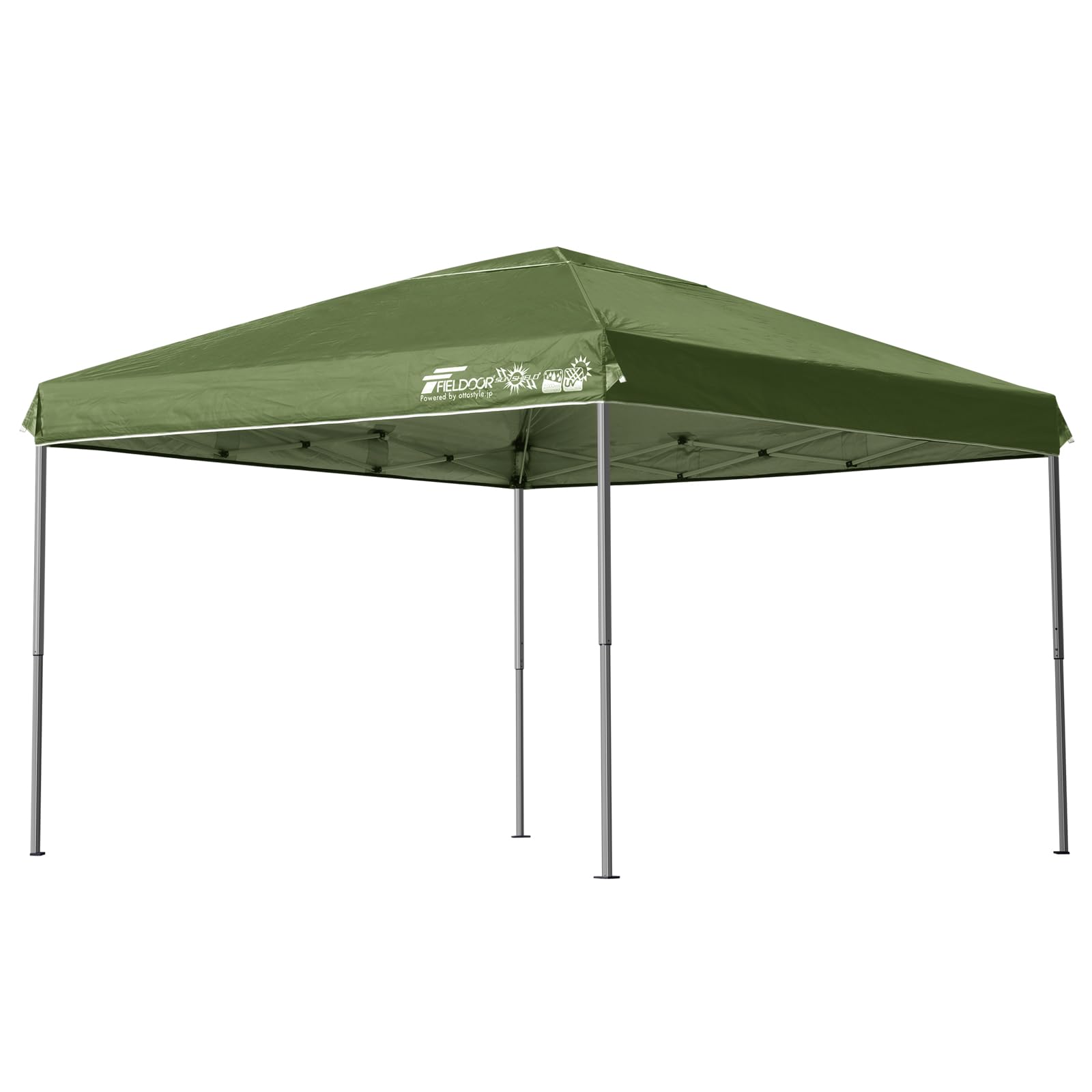 

FIELDOOR Lightweight Aluminum Tarp Tent G03 Optional Parts Sold Highly Silver UV and Heat Insulation [Various Separately] Water-Resistant & UV-Cut