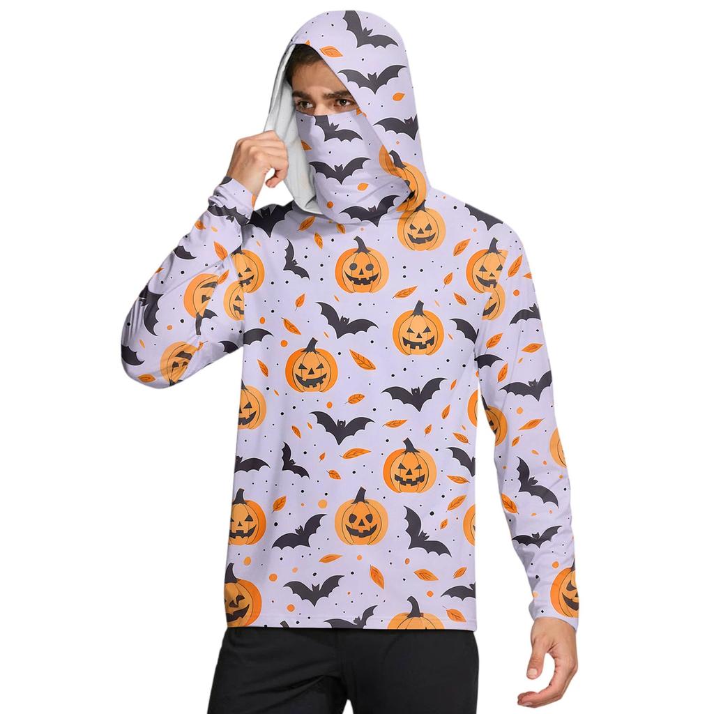 Men's UPF50+ Sun-protective Shirt, Quick-drying Long-sleeved Shirt, Running Exercise Fishing Shirt