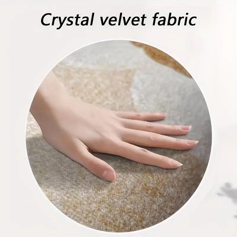 Boho koberec do chodby s křišťálovým sametem a dlouhým kobercem do obývacího pokoje, ložnice, zimní zahrady, podložka do dřevěné podlahy, bytové dekorace