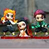 Demon Slayer Gk Kamado Nezuko Anime Action Figure Model Agatsuma Zenitsu Q Version Tanjirou  Pvc Statue Toy Desktop Figma
