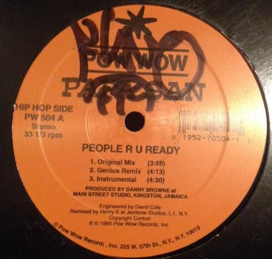 

12inch Record PAPA SAN - People R U Ready PW504 Pow Wow Records 1995 US Reggae, Ska & Dub Used