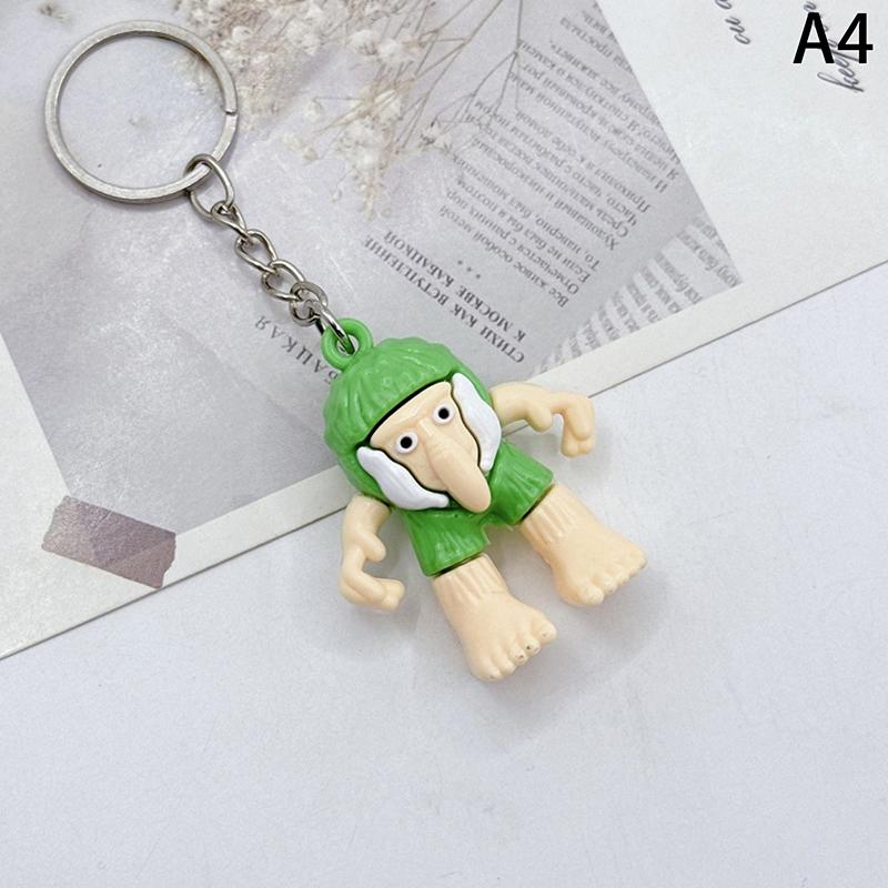 Tralalero Tralala Key Chain Anime Tungtung Sahur Brainrot Car Keys Ring Action Figures Toys Keychains Bags Pendant Decor Gift