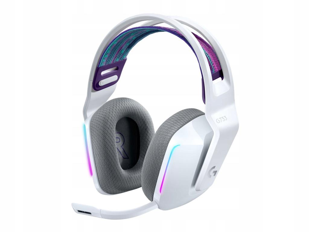 Casque Logitech g733 lightspeed blanc
