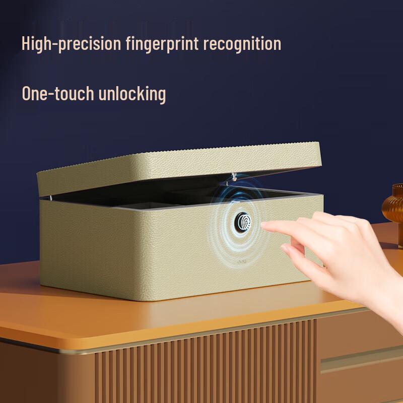 Deli Fingerprint Jewelry Safe Box