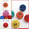 6cm Mini Rubber Basketball - High Elasticity Children's Toy Ball, Hollow Inflatable, Trendy Design