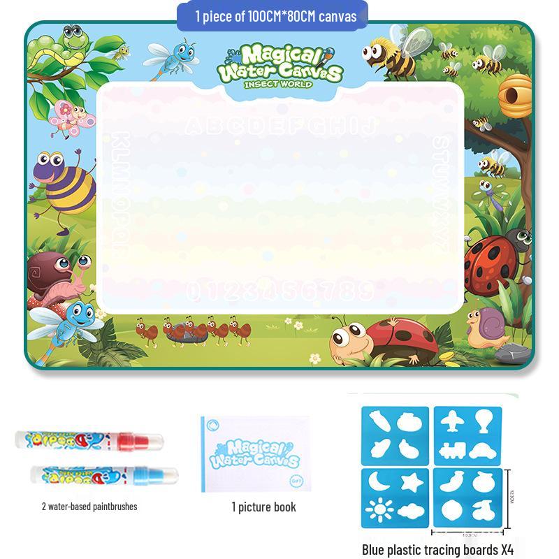 Magic Water Drawing Canvas: Large Creative Doodle Blanket for Kids