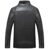 Autumn and Winter Men's Leather Jacket Fashion Enlarged Stand-up Collar Inner Velvet Leather Jacket Men's Jacket Men's Leather Jacket