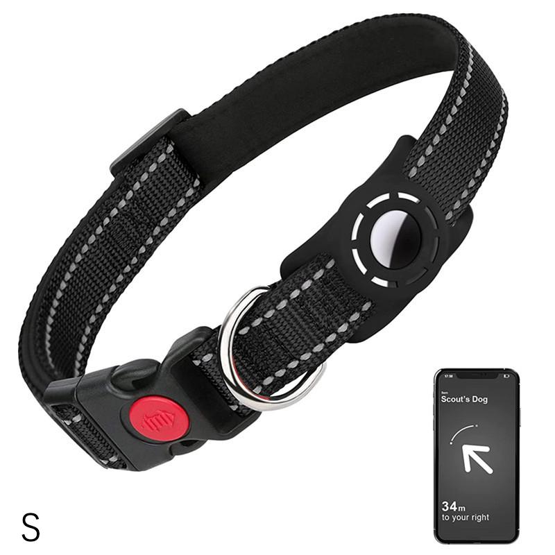 Ошейник для собак и кошек с чехлом Airtag, светоотражающий на 360 ...