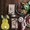 16Pcs Easter Bunny Cutlery Bags Rabbit Flatware Holder Tableware Utensil Storage Bags for Home