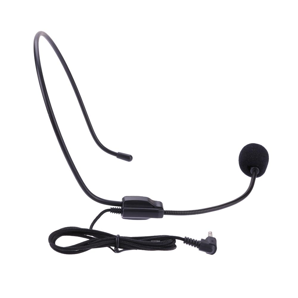 3.5mm Plug Guide Lecture Speech Headset Mic Voice Amplifier Portable Wired Microphone Lightweight Over Head for Teaching Meeting