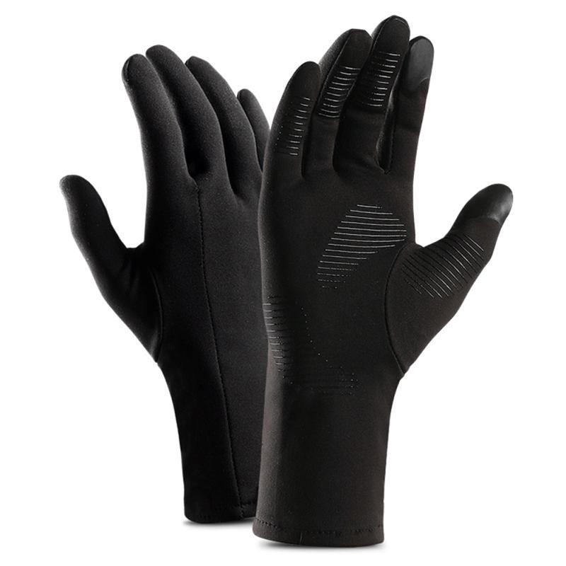 Winter Thermal Warm Full Finger Gloves Cycling Anti-Skid Touch Screen Warm Gloves for Winter Outdoor