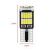 10Pcs/lot W5W T10 Led Bulbs Canbus 4014 Smd 6000K 168 194 Led 5W5 Car Interior Dome Reading License Plate Light Signal Lamp