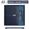 Personalized A5 Notebook Gift Set: Premium Business Diary with Logo Printing for New Year Corporate Gifting.