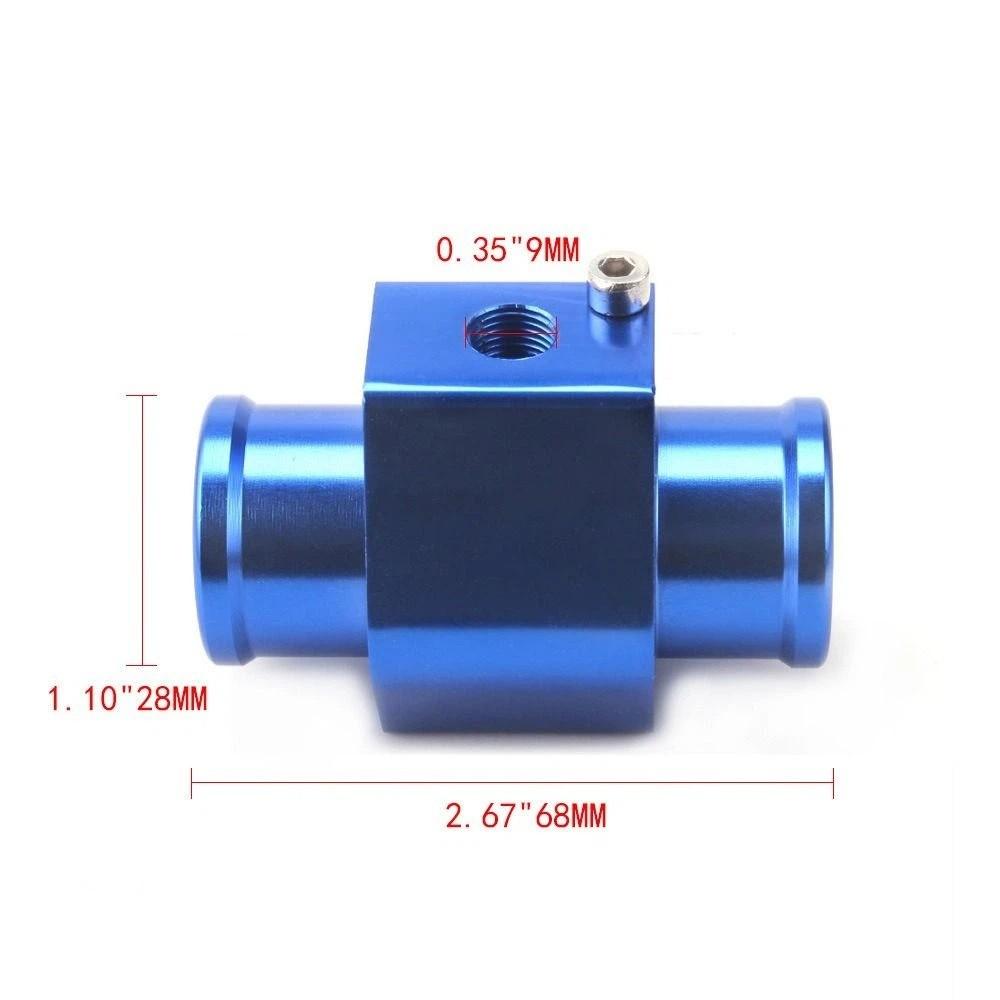 28mm Water Temp Sensor Aluminum Radiator Hose Adapter Sensor Adapter Temp Joint Pipe Truck