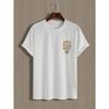 European Size Men'S Summer Print Short-Sleeve T-Shirt