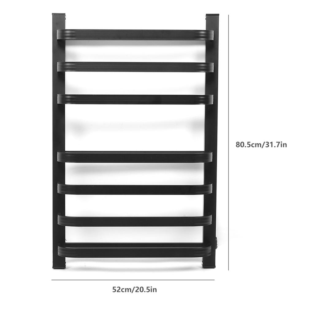 Wall Mounted Constant Temperature Electric Heating Drying Towel Rack Multi Functional Stotage Rack