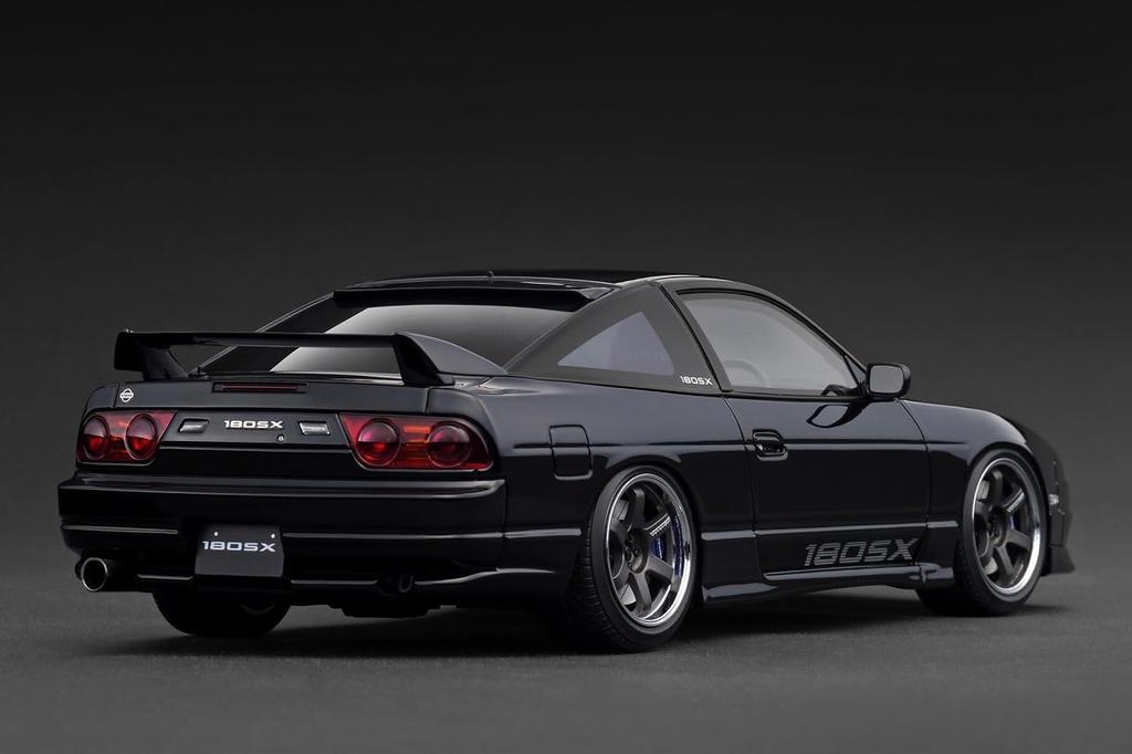 ignition model scale Nissan 180SX TYPE X Black Finished Product IG3767 TK.Company 1/18 (RPS13)