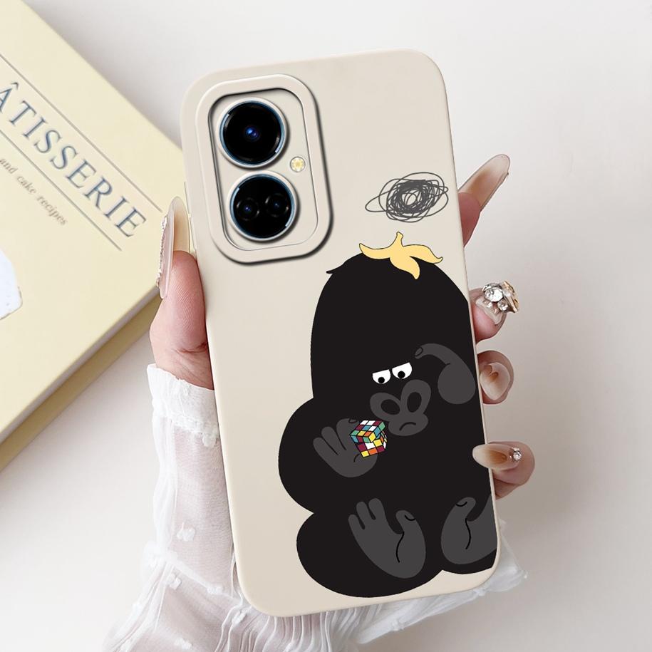 For Tecno Camon 19 Pro 5G Case Cute Cartoon Camera Protection Matte Soft Fundas For Tecno Camon 19 Neo Camon19 19Pro Phone Cover