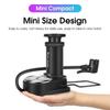 WEST BIKING Bicycle Foot Mini Pump High Pressure 140PSI Tire Inflator Presta/Schrader/Dunlop MTB Road Bike Foot Pump With Gauge