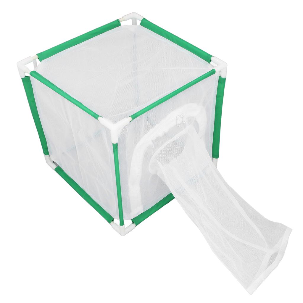 Cube Butterflies Cage with Sleeve Door Portable Butterflies Habitat Cage for Indoor Outdoor Activiti