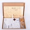 Laser Cutting DIY 3D Wooden Puzzle  Assembly Kit Running  Rubber Band Gun for Child Gift