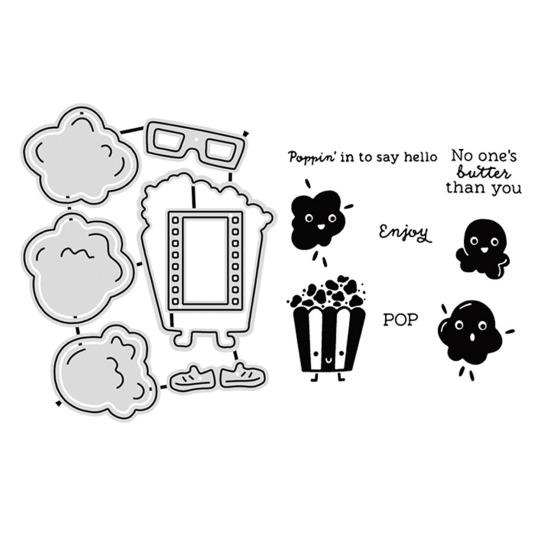 Stamps And Dies Set for Card Making Clear Silicone Stamps And Carbon Steel Cutting Dies Set for DIY Album Scrapbooking Greeting Card Making