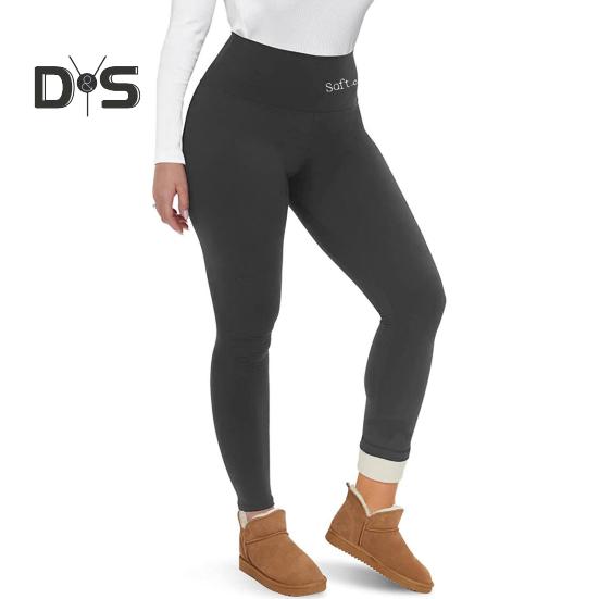 

Женские леггинсы, эластичные, с высокой талией, вышитые буквы, узкие брюки для йоги в спортивном стиле, утягивающие брюки на осень-зиму L серый