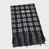 2024 Winter Women's Plaid Scarf: Korean Retro Style, Warm Imitation Cashmere Shawl for Students and Couples