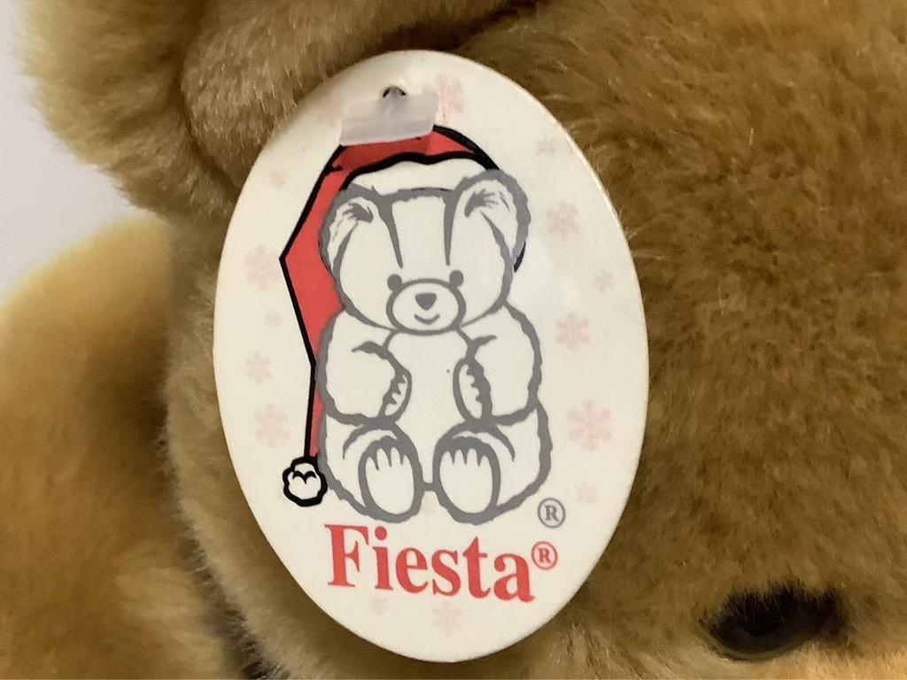 [USED] Additional Image: Retro Plush Toy Merry Christmas Teddy Bear