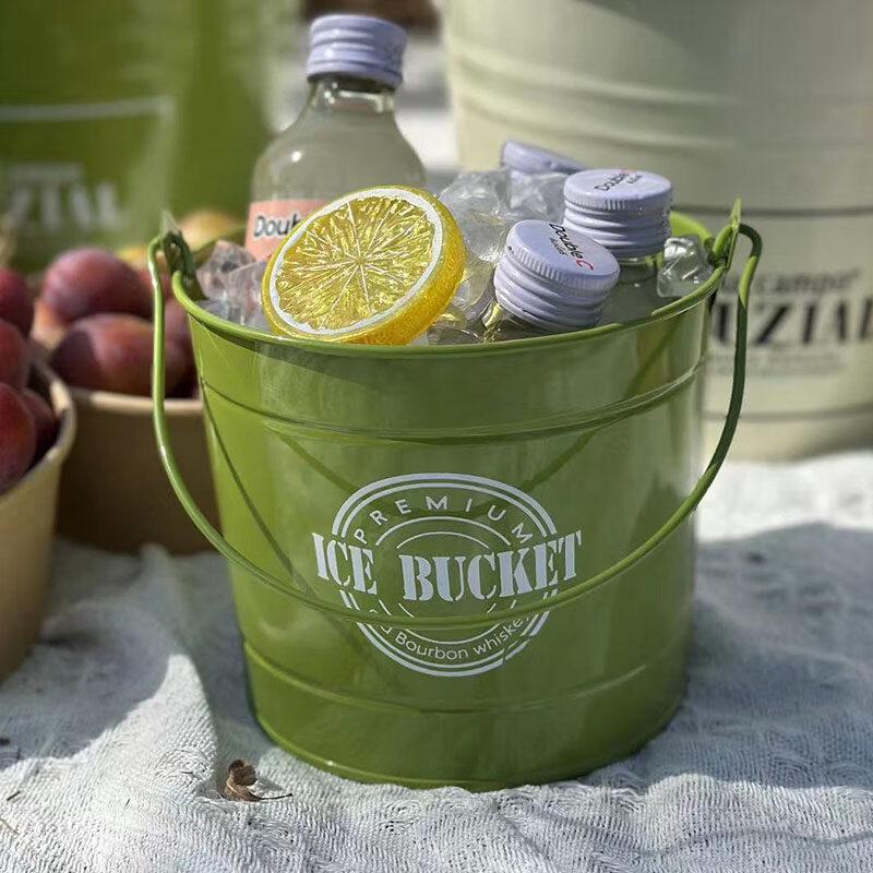 ZISIZ Creative Metal Ice Bucket