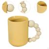 -Cup Drinks with Handle Milk Tea Water Cup for Café Birth Gifts