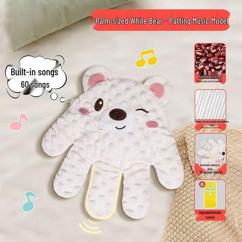 עזר שינה לתינוק: בובה אוטומטית מרגיעה עם טפיחות להקלה על קוליק, רפלוקס וגזים