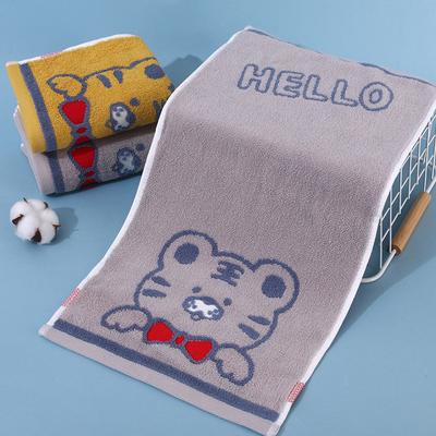 25*50 ס"מ כותנה צבוע חוט ג'קארד ילד מצויר מגבת קטנה ורכה ונוחה