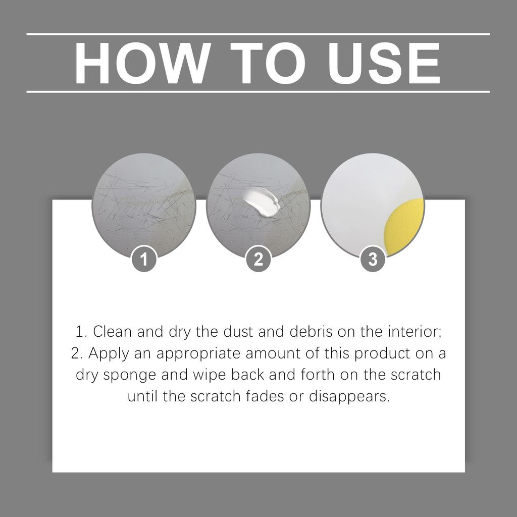 Car Scratch Care Wax Car Polishing Cleaning Stain Removal Scratch Coating Care Wax