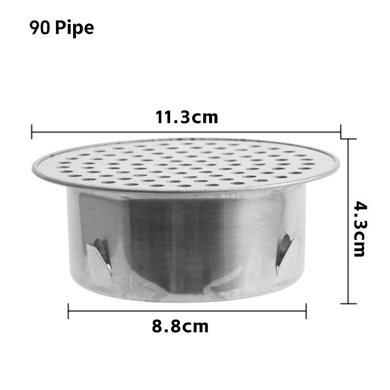Round Hole Gutter Guard Net Stainless Steel Secondary Drainage Anti Clogging Filter Vent Anti-Blocking