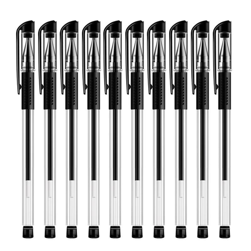 25 Pcs/Set Gel Pens Refills Ballpoint Pen 0.5mm Office Bullet Tip Black/Blue/Red Ink School Stationery Writing Supplies