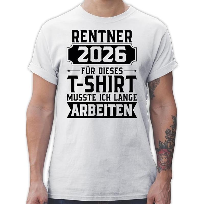

2026 New Unisexs RENTNER Limited Edition Graphic T Shirt Cotton Tee Women Spring Summer Streetwear Humor Novelty Trendy 4XL