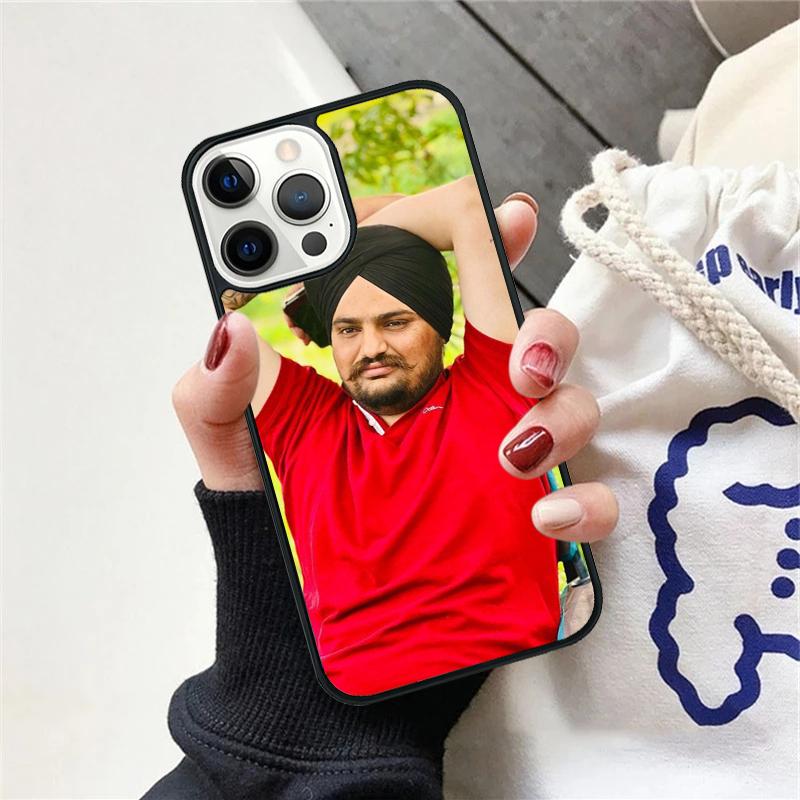 Sidhu Moosewala Phone Case For iPhone 17 Air 15 16 Cover  11 13 14 Pro Max 12 Plus Max Fundas