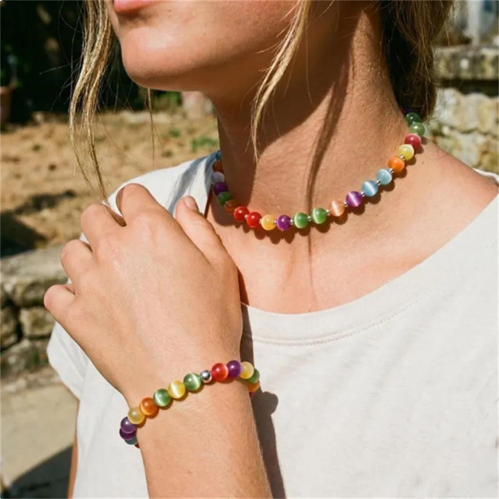 Sunlight Color Changing Photochromic Bracelet UV Reactive Bracelet  Festival Styling