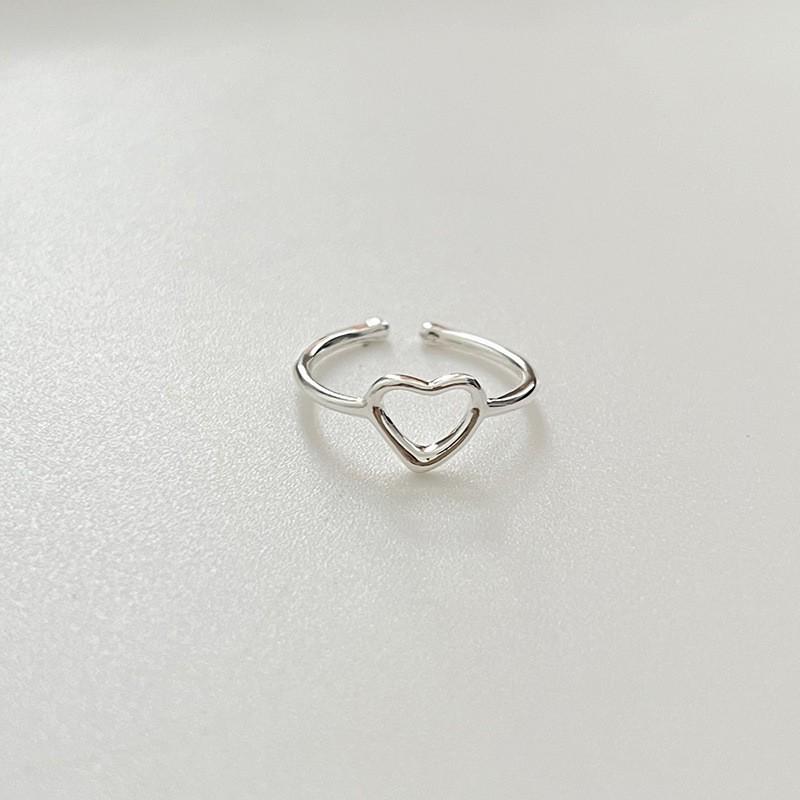 Korean Style Irregular 925 Sterling Silver Women's Versatile Ring, Non-Fading Niche Ins Design