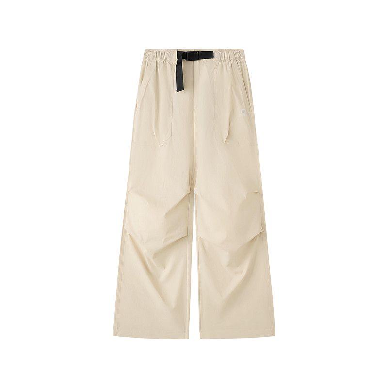 Skechers Loose Woven Sports Mid-Rise Elastic Casual Pants Women bottoms L226W044-001J S