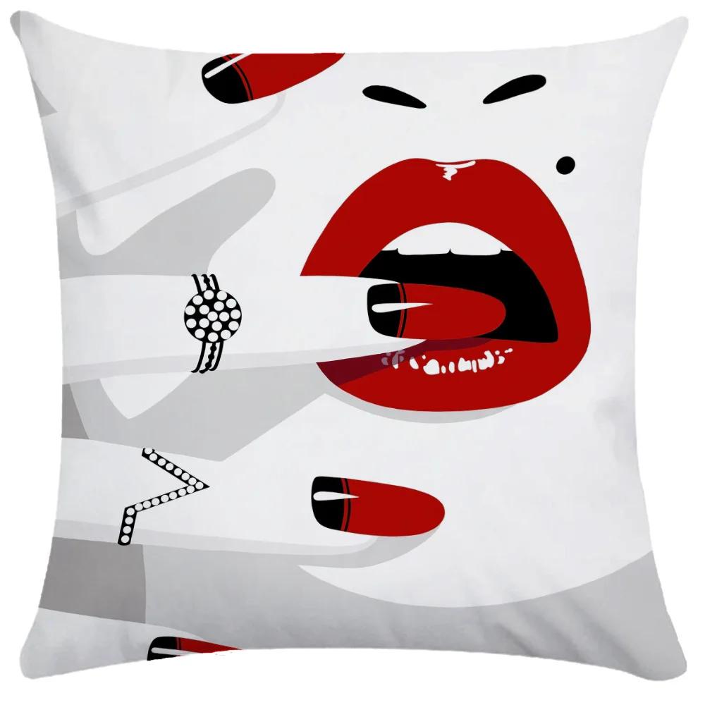 Home Decor Throw Pillow Covers Room Aesthetics Fashion Ladies   Double Bed Cushion