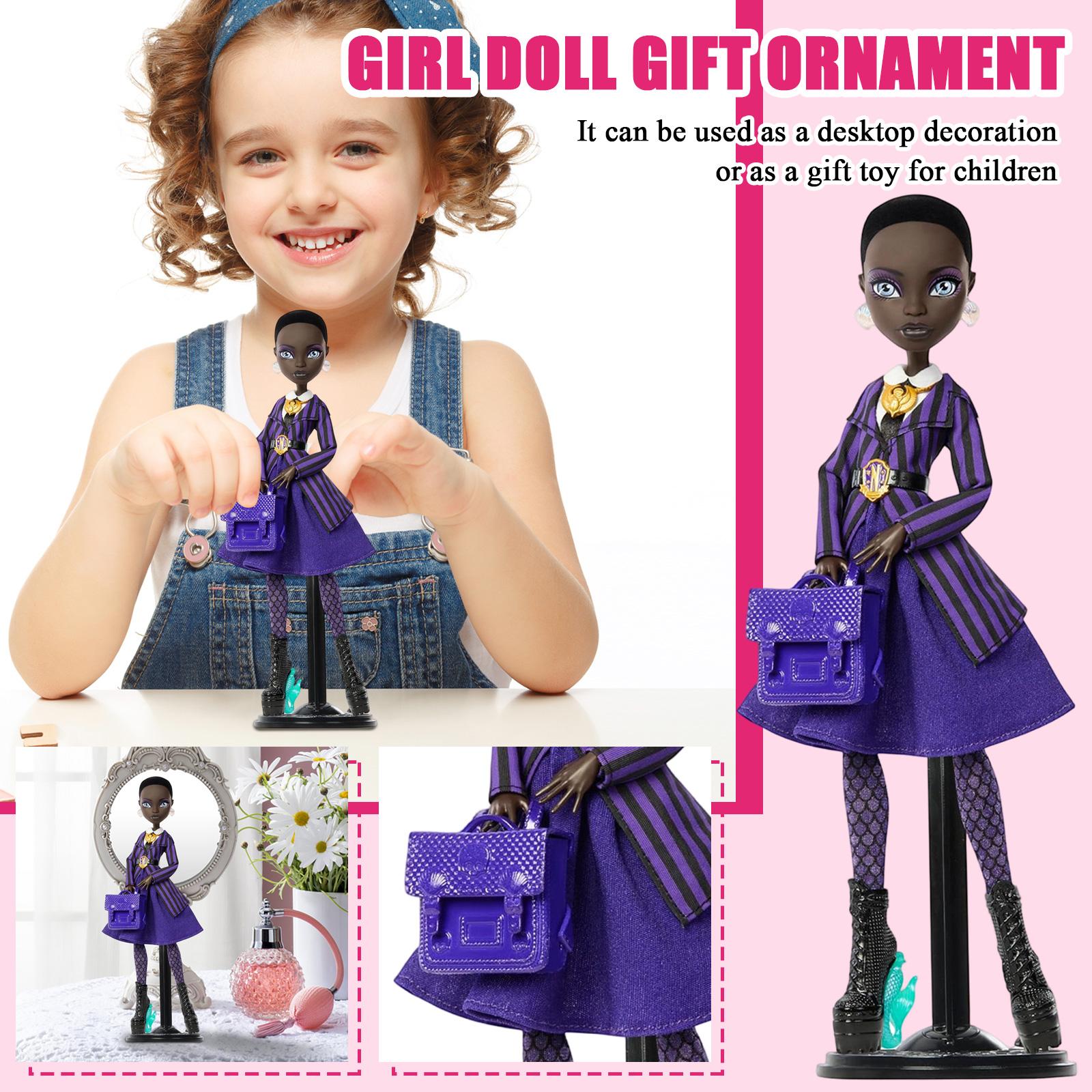 

Doll And Accessories, In Academy Uniform, Backpack And Doll Stand One Size